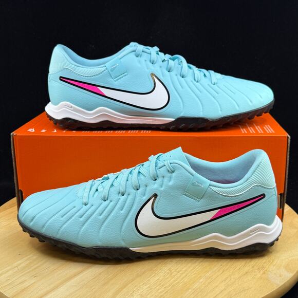 Nike Tiempo Legend 10 Pro Men’s Size 10 Turf Soccer Cleats Copa Blue DV4342-401